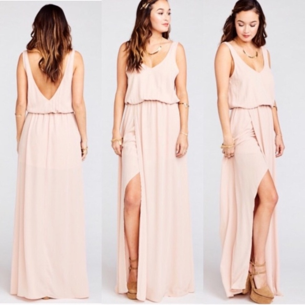 Show Me Your Mumu Blush Pink Kendall Dress XS